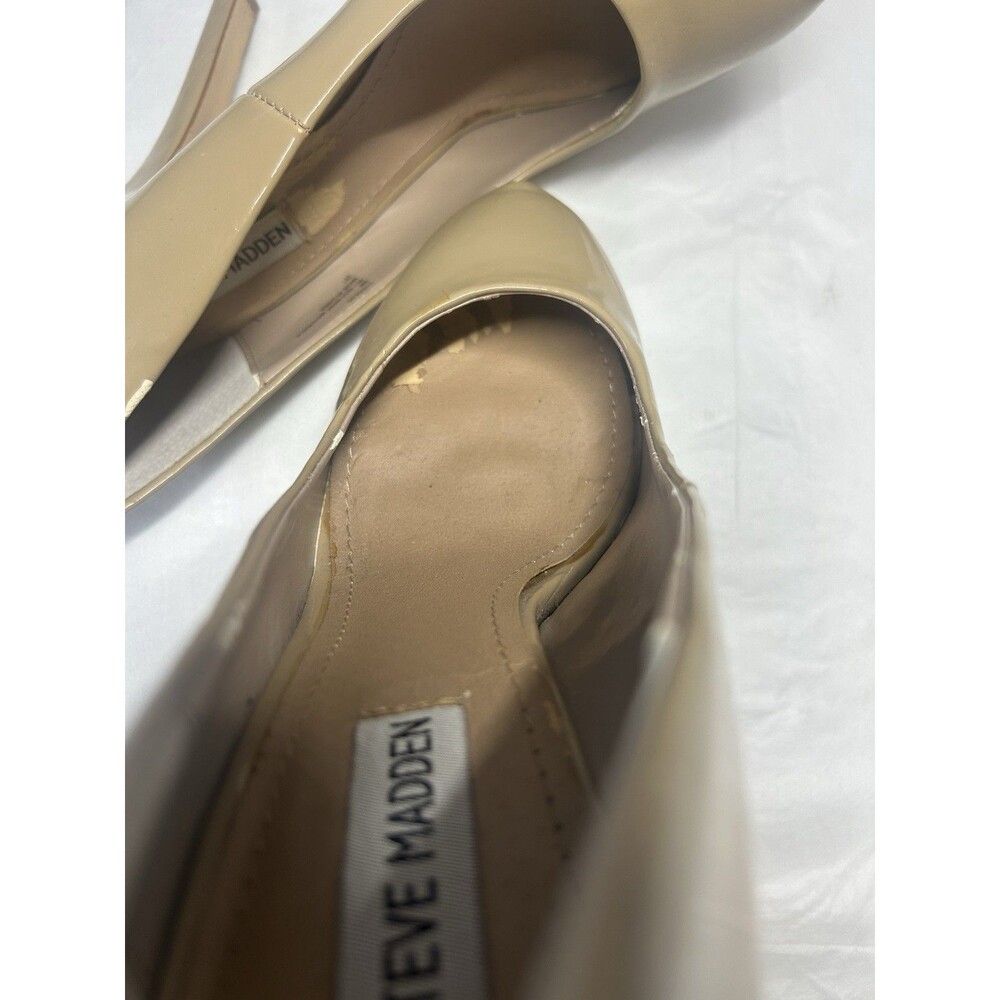 Steve Madden Theresa Heels Pumps Women’s Size 8 Beige - Picture 9 of 11